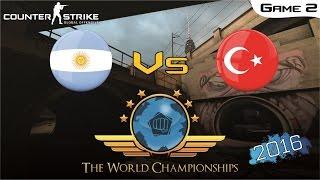 CS:GO World Championship 2016 - Argentina Vs Turkey [Game 2] (Final)