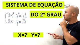 RESOLVENDO SISTEMA DE EQUAÇÃO DO 2° GRAU