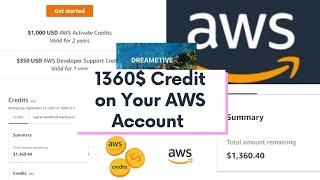 How to get 1350$ AWS Credits for free | No offer Period Try Anytime From Any Account FounderCredits