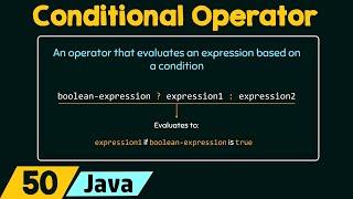 Conditional Operator in Java