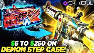 SKINCLUB $5 TO $250 BIG DROP ON BATTLE !! !? | SkinClub Promo Code 2025 | SkinClub Case Opening |