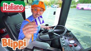 Blippi alla scoperta dell'autobus | Blippi in Italiano | Video educativi per bambini