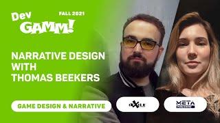Thomas Beekers (inXile Entertainment) on working as a narrative designer / Fireside chat