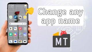 Change any app Name using MT Manager