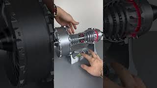 A hundred times smaller Rolls-Royce tr900 engine#model #toys #engine