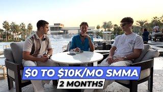 How these uni students made it to Dubai SMMA ($0 to $10k/mo 2 months)