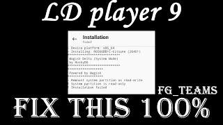 LD player 9 system partition read only error fix magisk delta || by Furjack