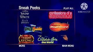 Sneak Peeks Menu to Pinocchio: 70th Anniversary PE 2009 DVD (December 30, 2008 version)