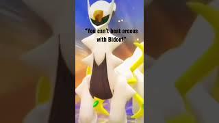 “You Can’t Beat Arceus With Bidoof” Bidoof Solos Arceus