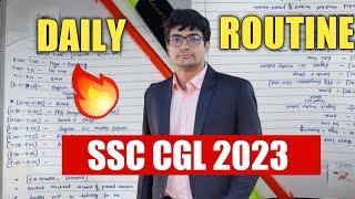 Daily Time Table for SSC CGL 2023 -   Only For Beginners 