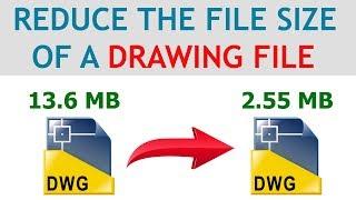 REDUCE AUTOCAD DRAWING FILE SIZE  |  AUTOCAD WBLOCK COMMAND