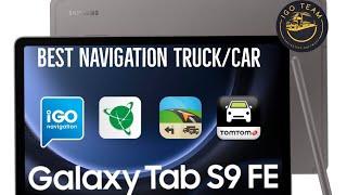 IGO Primo, Navitel, Sygic Truck, TomTom on Galaxy S9 FE, Android 14. Best Navigation for Truck & Car