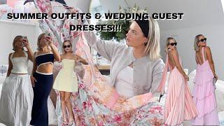 WEDDING GUEST DRESSES & SUMMER OUTFITS!! WHAT TO WEAR THIS SUMMER & ON YOUR HOLIDAYS