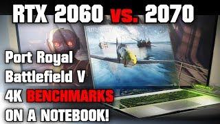 RTX 2060 vs. 2070 Battlefield V & Port Royal 4K BENCHMARKS!