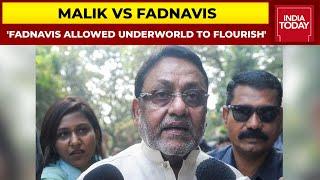 "Devendra Fadnavis Allowed Underworld To Flourish In Mumbai", Says Nawab Malik