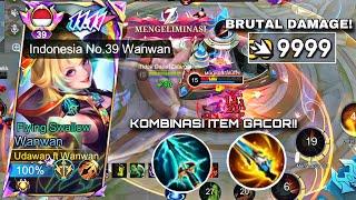 DUO COMBO ITEM INI BIKIN WANWAN AUTO BARBAR! 9999 DAMAGE!! SKY PIERCER + MALEFIC GUN! GLOBAL WANWAN