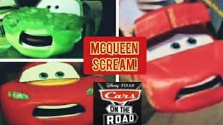 LIGHTNING MCQUEEN SCREAMING!!! (Cars On The Road Version)