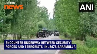 Encounter underway between security forces and terrorists at Hadipora area in J&K's Baramulla