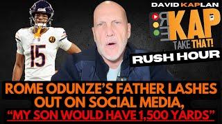 REKAP Rush Hour : Rome Odunze’s father lashes out on social media, ‘my son would have 1,500 yards!’