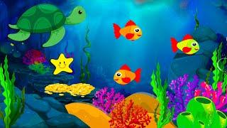 Gentle Bedtime Lullabies and Peaceful Fish Animation  Baby Lullaby Mozart  Baby Sleep Music