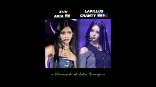 The Visual of the Group. ARIA AND CHANTY #lapilluschanty #aria #xin #kpopfemale #kpop #kpopidol