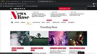 Setting Up Mega Menu style in News Base Free WordPress News Theme