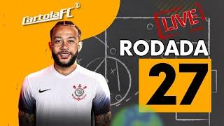 LIVE DICAS #27 RODADA | CARTOLA FC 2024 | 114 PONTOS NA ULTIMA RODADA