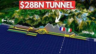 France Is Building A $28 BILLION Tunnel To Italy Through The Alps