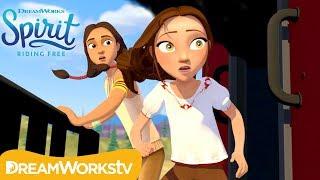 Daring Train Rescue | SPIRIT RIDING FREE | Netflix