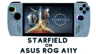 Starfield best settings handheld and docked mode | ASUS ROG a11y