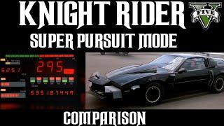 Knight Rider - Super Pursuit Mode Comparison (Original Scenes vs. Knight Rider Mod Scenes)