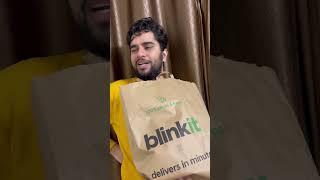 This is how Blinkit delivers in 8 minutes  #shorts @letsblinkit @zomato #zomato #blinkit  #comedy