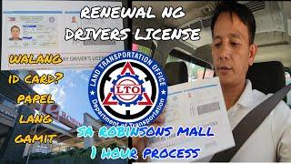 DRIVERS LICENSE RENEWAL SA LTO ROBINSONS MALL 2023