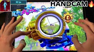 NEW AWM BEST Shot !!! 90Fps Best 6finger HANDCAM iPad Pro M2 chip‼️ | Solo vs Squad - PUBG MOBILE