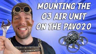 BETAFPV PAVO20 + DJI O3 AIR UNIT = 4EVER | How to mount a VTX to the Pavo20 cinewhoop drone...