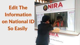 How to Edit/Change the Information/ Particulars on Ugandan National ID