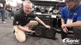 Kicker PTRPT Powered Down Fire Loaded Subwoofer Enclosure (SEMA 2024)