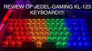 Review of the JEDEL-GAMING KL-123 Transparent Keyboard