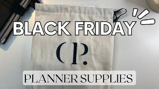 BLACK FRIDAY PLANNER GOODIES | Cloth and Paper | Paperie Planning | Sterling Ink