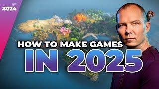 How To Make Indie Games In 2025 w/ Jonathan Blow — Full Time Game Dev Podcast Ep. 024