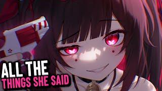 Nightcore - All The Things She Said (Lyrics)