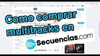 Como comprar multitracks de secuencias.com