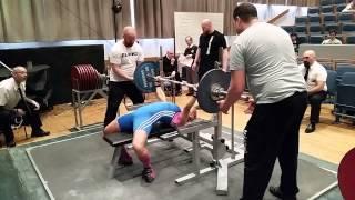 Powerlifting comp. First lift benchpress 67.5kg