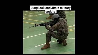 #jungkook and #jimin military update  #bts