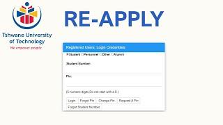 How to re-apply at TUT | Upgrading or Returning Applicant