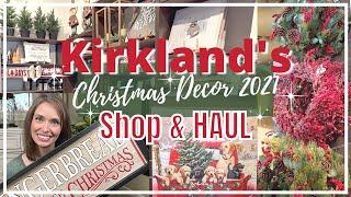 KIRKLAND'S CHRISTMAS DECOR 2021 | CHRISTMAS DECOR SHOP WITH ME + HAUL