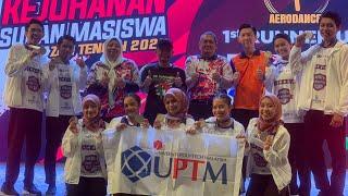 Aerodance Team UPTM (1st RUNNER UP) Kejohanan Sukan Masiswa Peringkat Zon Tengah 2023