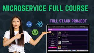 A Spring Boot Microservices Project Full Course For Beginners | React, Redux Toolkit, Tailwind css