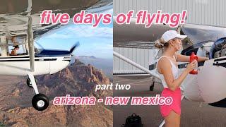 fly with me from Arizona to New Mexico | tiny airplane, big adventure! day 2