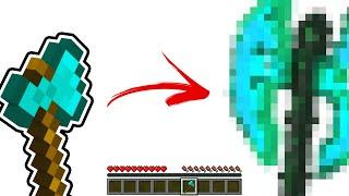 I Designed Custom Minecraft Weapons...